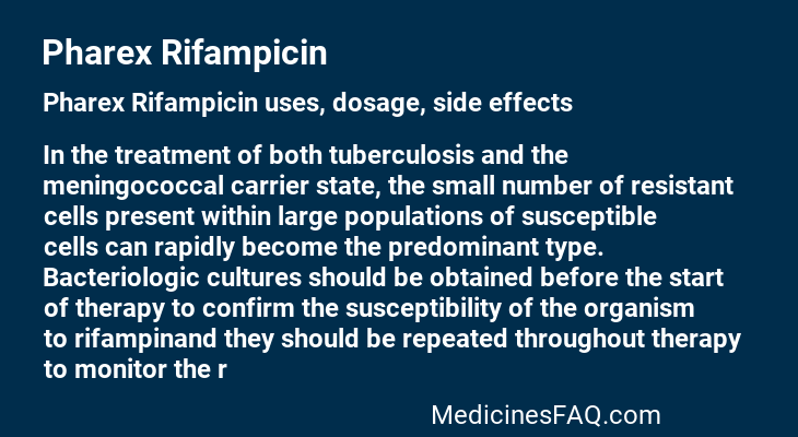 Pharex Rifampicin