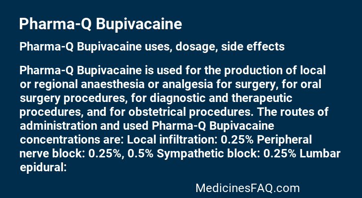 Pharma-Q Bupivacaine