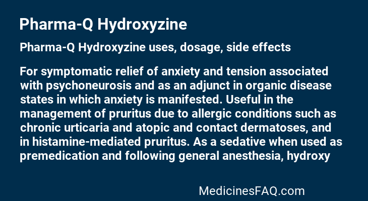 Pharma-Q Hydroxyzine