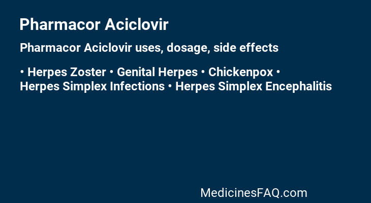 Pharmacor Aciclovir