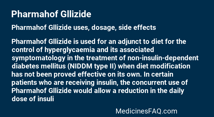 Pharmahof Gllizide