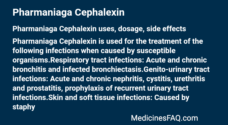Pharmaniaga Cephalexin