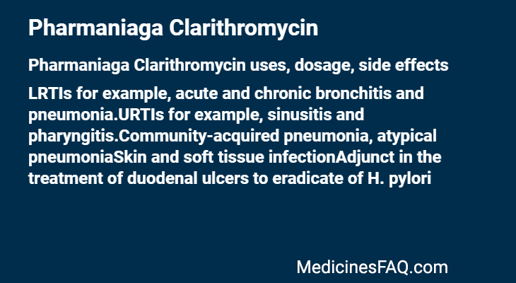 Pharmaniaga Clarithromycin