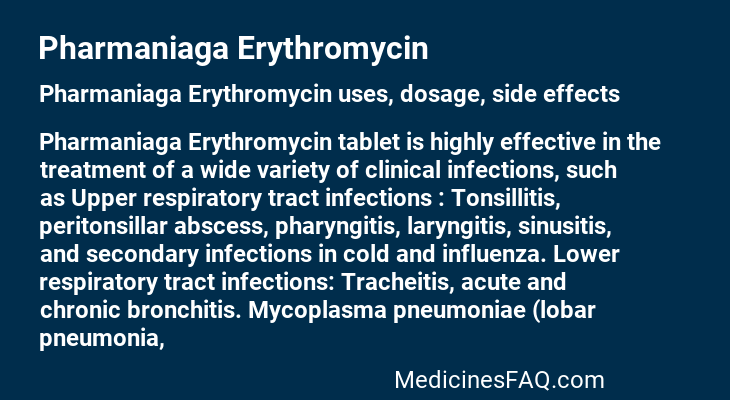 Pharmaniaga Erythromycin