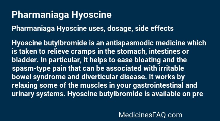 Pharmaniaga Hyoscine