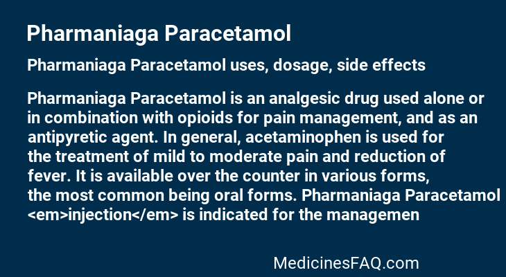 Pharmaniaga Paracetamol
