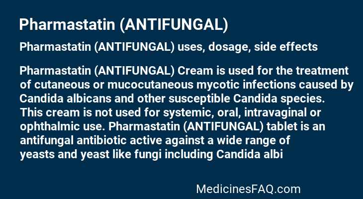 Pharmastatin (ANTIFUNGAL)