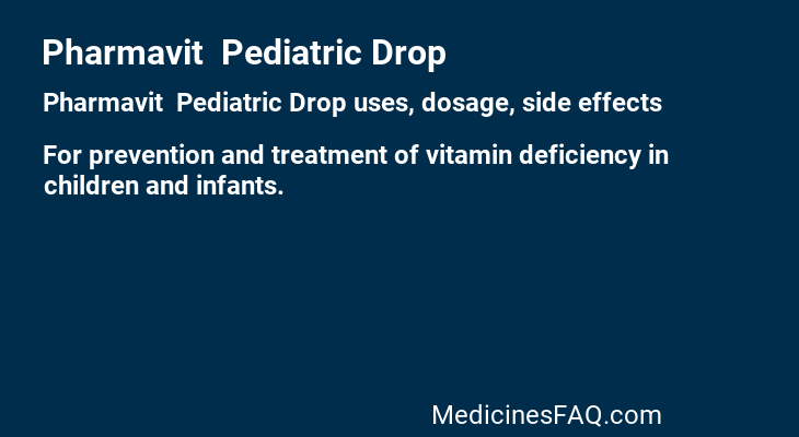 Pharmavit  Pediatric Drop