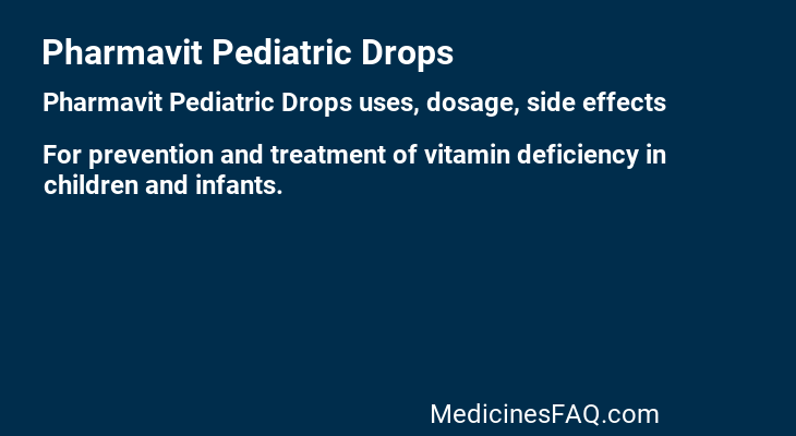 Pharmavit Pediatric Drops