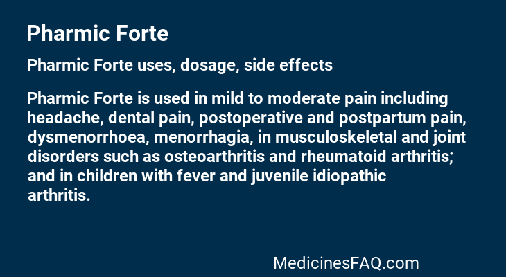 Pharmic Forte