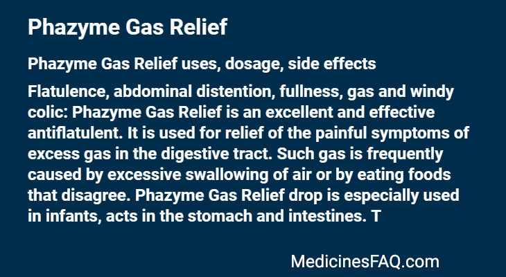 Phazyme Gas Relief