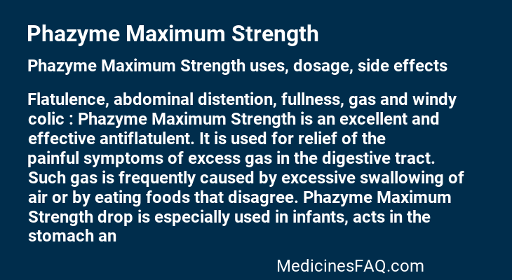 Phazyme Maximum Strength