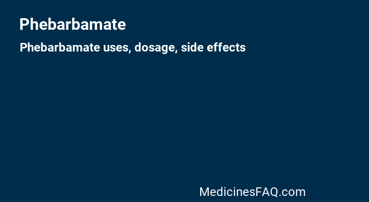 Phebarbamate