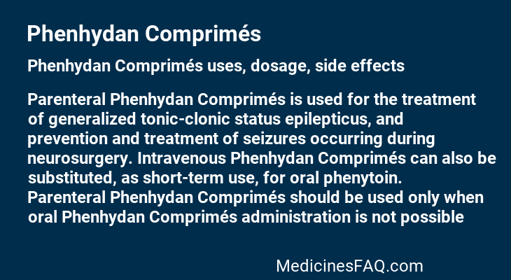 Phenhydan Comprimés