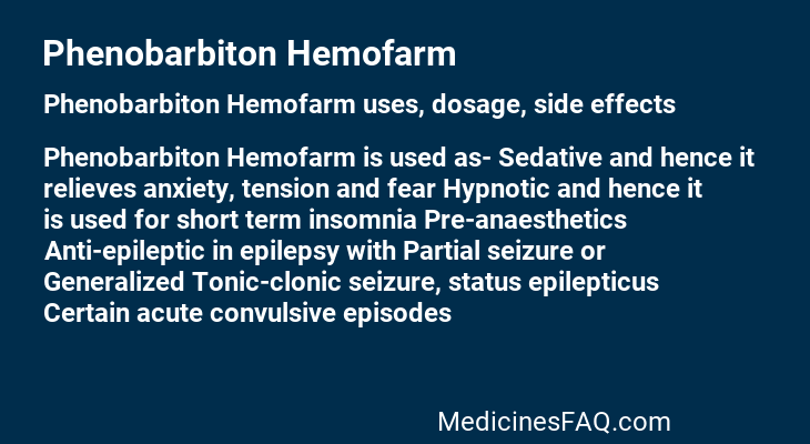 Phenobarbiton Hemofarm