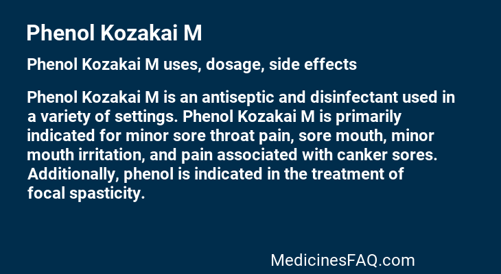 Phenol Kozakai M