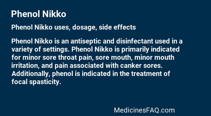 Phenol Nikko