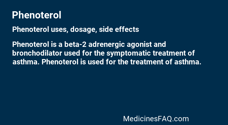 Phenoterol