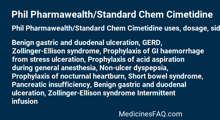 Phil Pharmawealth/Standard Chem Cimetidine