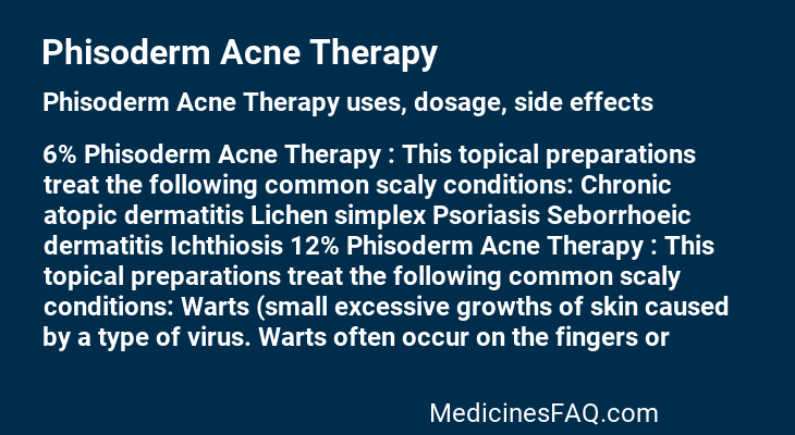 Phisoderm Acne Therapy