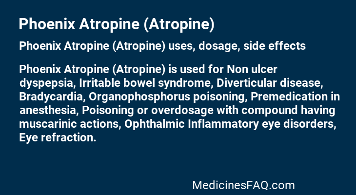 Phoenix Atropine (Atropine)
