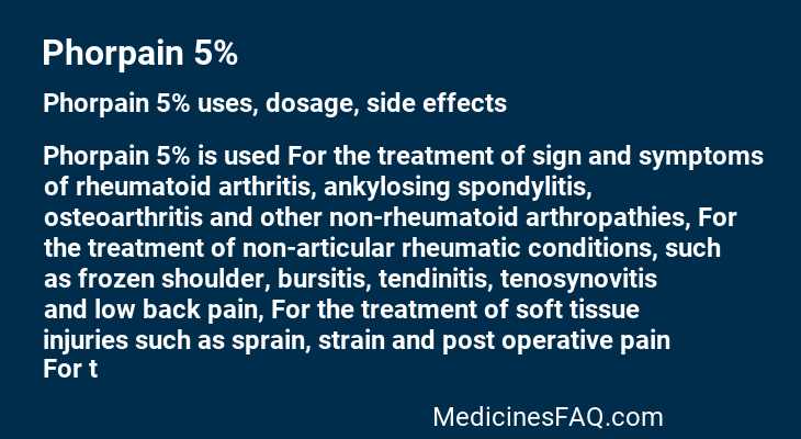 Phorpain 5%