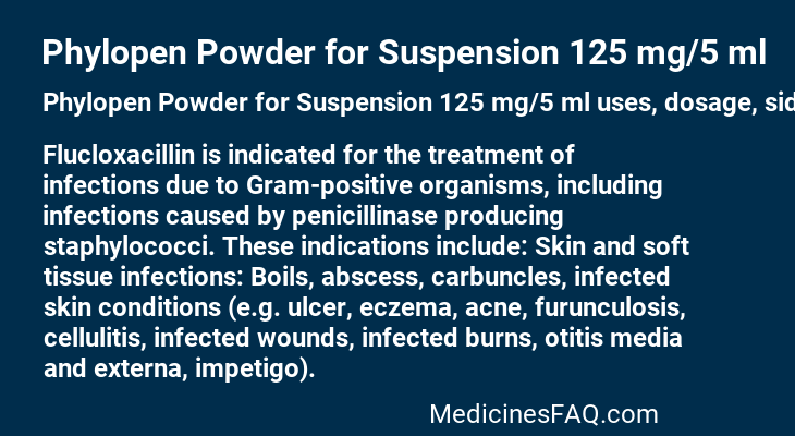 Phylopen Powder for Suspension 125 mg/5 ml