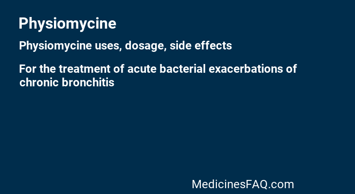 Physiomycine
