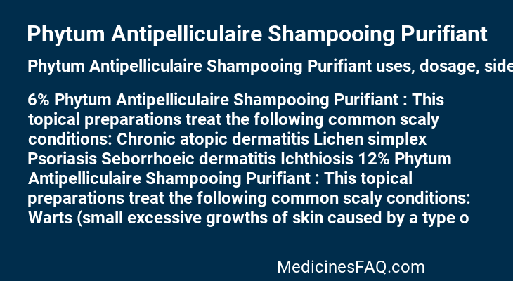 Phytum Antipelliculaire Shampooing Purifiant