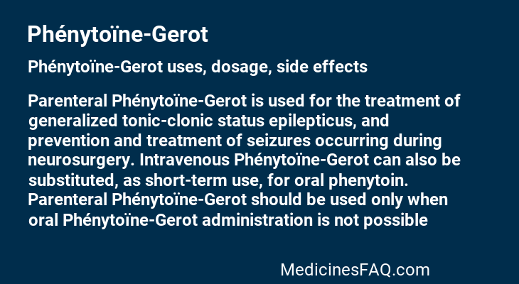 Phénytoïne-Gerot
