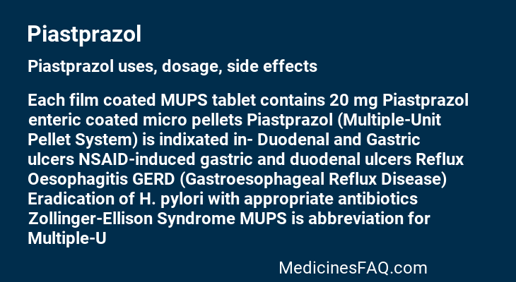 Piastprazol