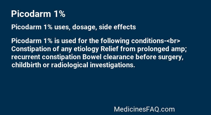Picodarm 1%