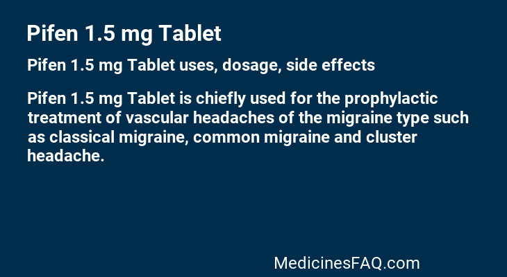 Pifen 1.5 mg Tablet