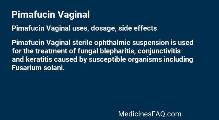 Pimafucin Vaginal