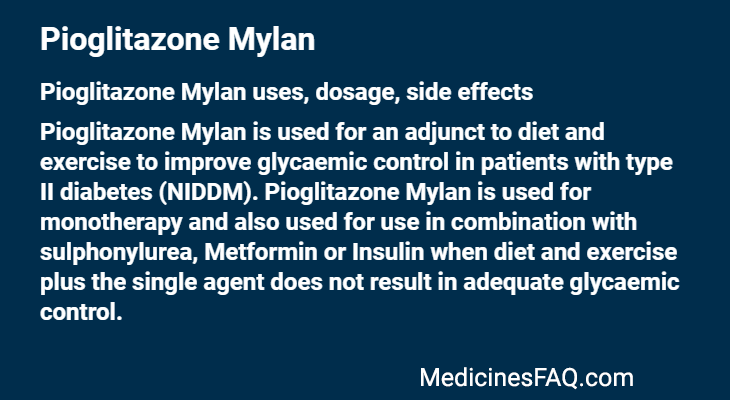 Pioglitazone Mylan