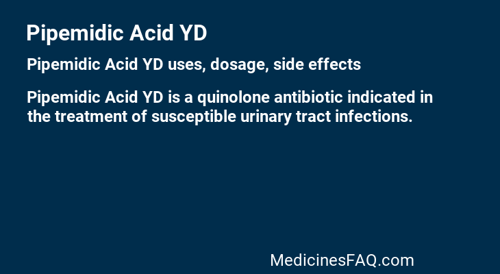 Pipemidic Acid YD