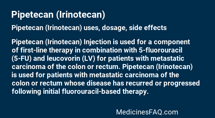 Pipetecan (Irinotecan)