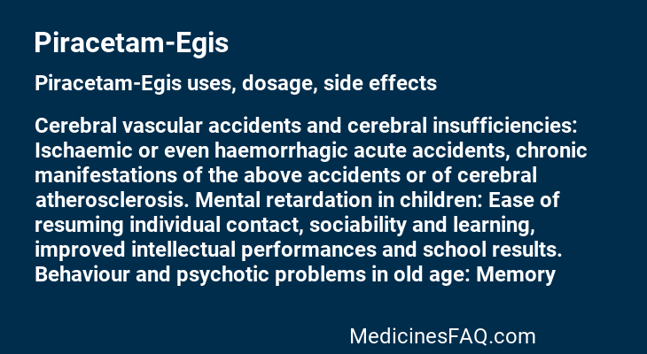 Piracetam-Egis