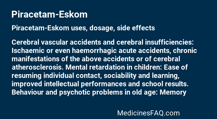 Piracetam-Еskom