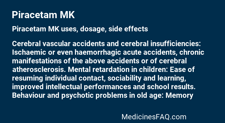 Piracetam MK