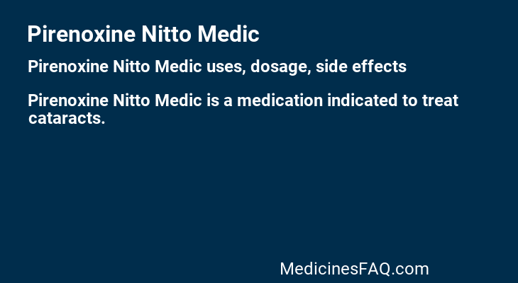 Pirenoxine Nitto Medic