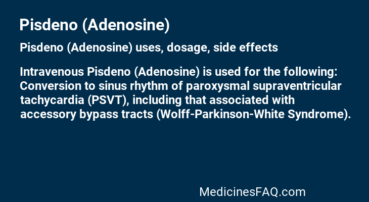 Pisdeno (Adenosine)