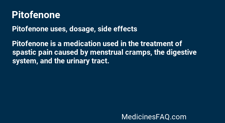 Pitofenone