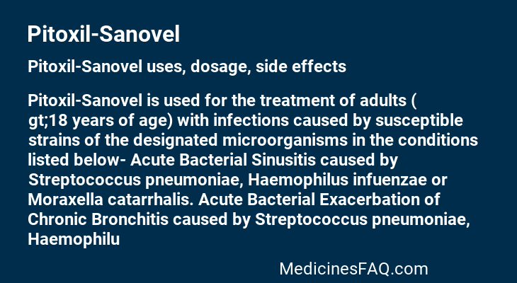 Pitoxil-Sanovel