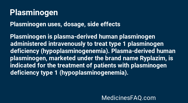 Plasminogen
