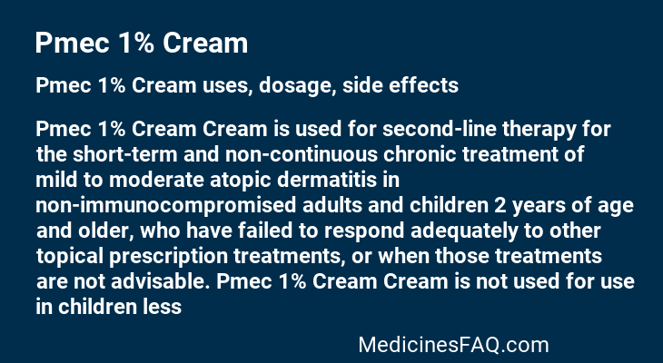 Pmec 1% Cream