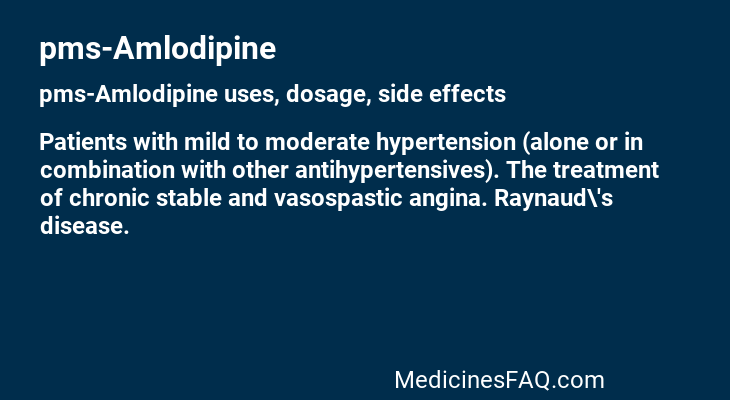 pms-Amlodipine