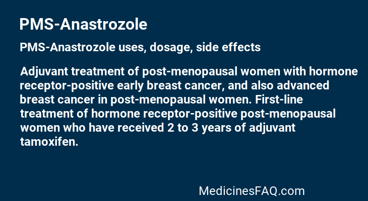 PMS-Anastrozole