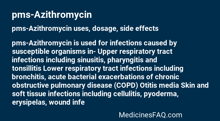 pms-Azithromycin