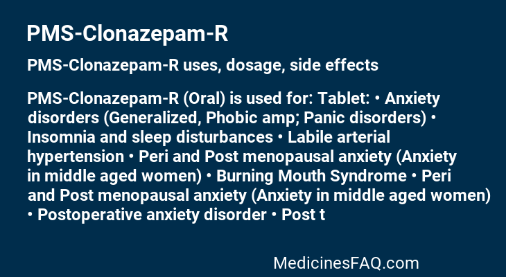 PMS-Clonazepam-R